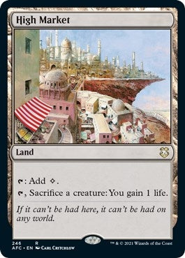 Image for High Market (Commander: Adventures in the Forgotten Realms) (246) - Magic: The Gathering