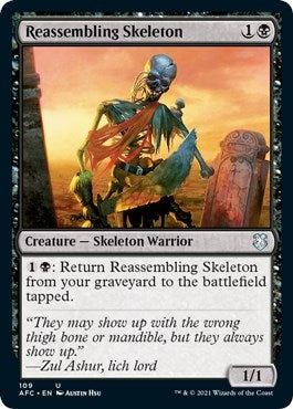 Image for Reassembling Skeleton (Commander: Adventures in the Forgotten Realms) (109) - Magic: The Gathering