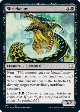 Image for Shriekmaw (Commander: Adventures in the Forgotten Realms) (110) - Magic: The Gathering