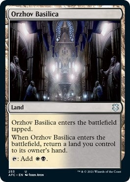 Image for Orzhov Basilica (Commander: Adventures in the Forgotten Realms) (253) - Magic: The Gathering