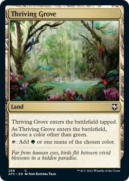 Image for Thriving Grove (Commander: Adventures in the Forgotten Realms) (268) - Magic: The Gathering