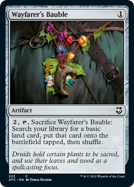 Image for Wayfarer's Bauble (Commander: Adventures in the Forgotten Realms) (222) - Magic: The Gathering