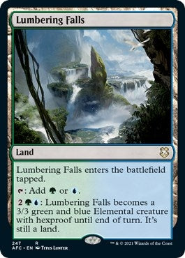 Image for Lumbering Falls (Commander: Adventures in the Forgotten Realms) (247) - Magic: The Gathering