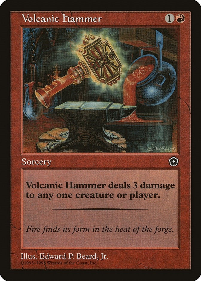 Image for Volcanic Hammer (Portal Second Age) - Magic: The Gathering