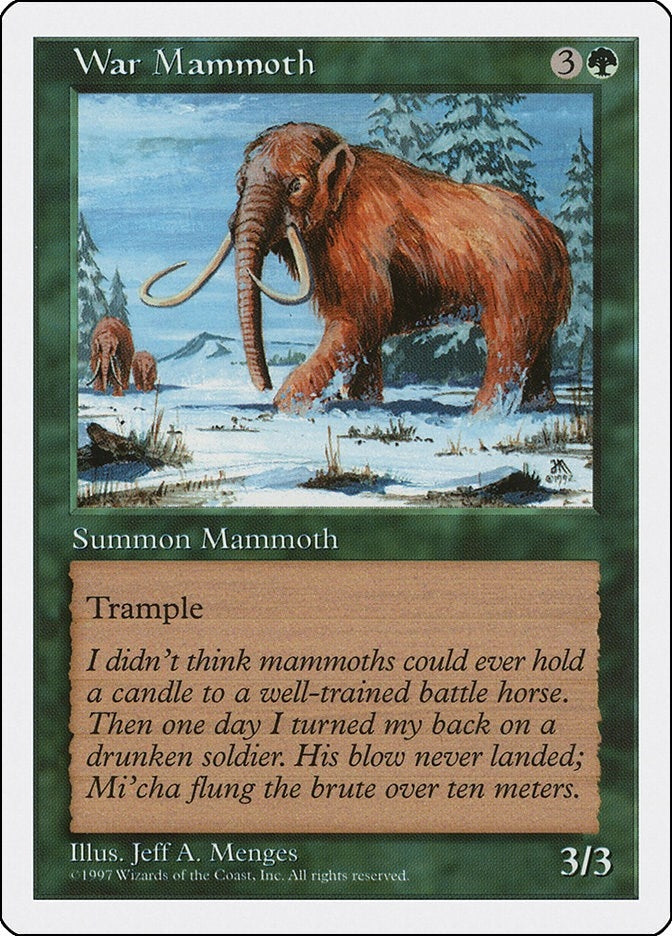 Image for War Mammoth (Fifth Edition) - Magic: The Gathering