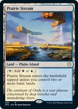 Image for Prairie Stream (Commander: Adventures in the Forgotten Realms) (256) - Magic: The Gathering