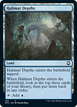 Image for Halimar Depths (Commander: Adventures in the Forgotten Realms) (244) - Magic: The Gathering