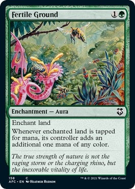 Image for Fertile Ground (Commander: Adventures in the Forgotten Realms) (158) - Magic: The Gathering