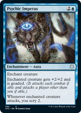 Image for Psychic Impetus (Commander: Adventures in the Forgotten Realms) (92) - Magic: The Gathering