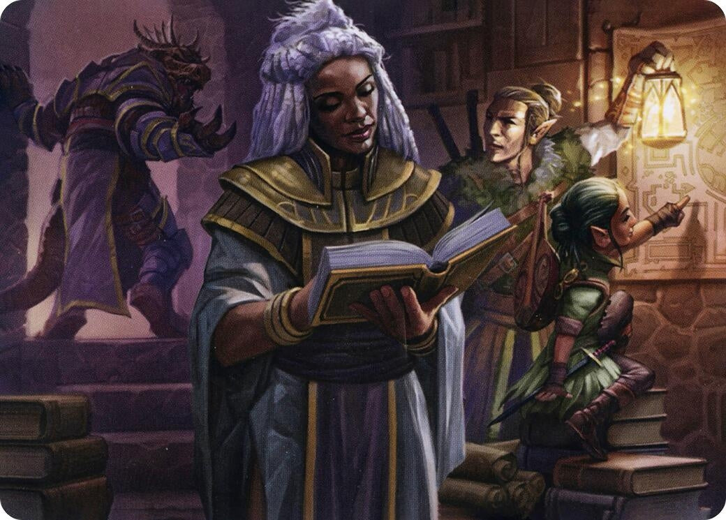 Image for You Find the Villains' Lair Art Card (Art Series: Adventures in the Forgotten Realms) (40) - Magic: The Gathering