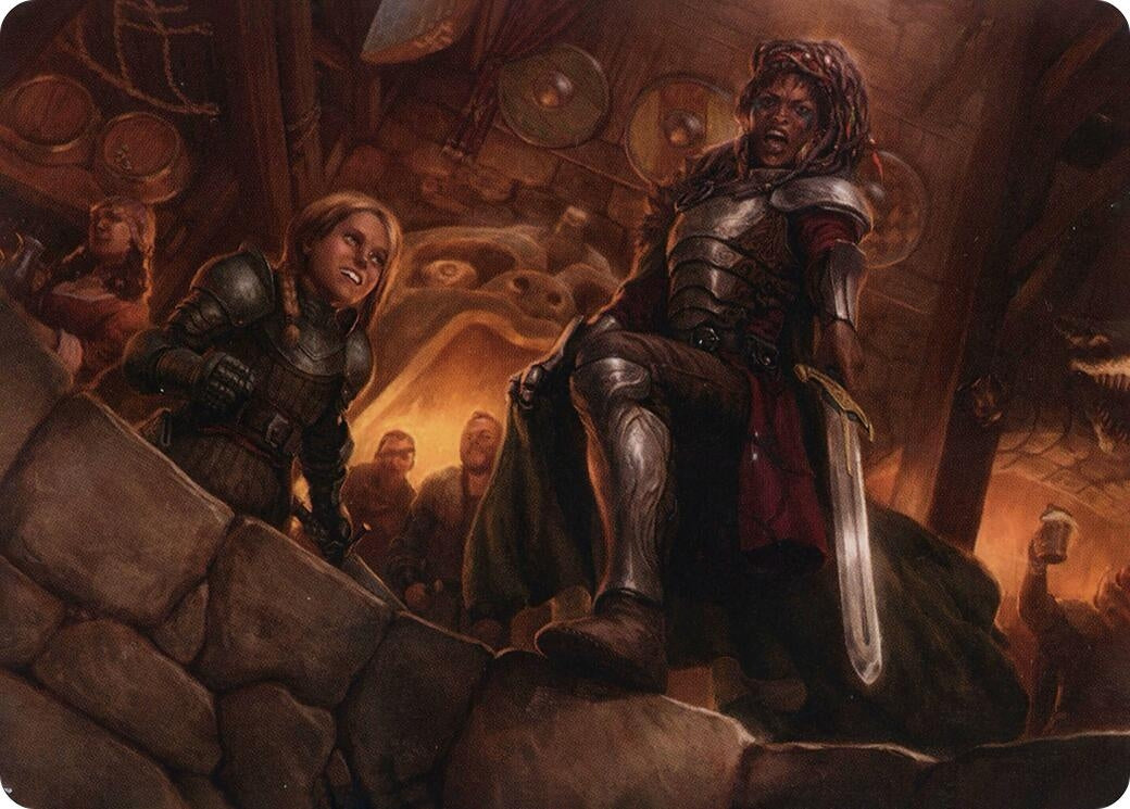 Image for Veteran Dungeoneer Art Card (Art Series: Adventures in the Forgotten Realms) (36) - Magic: The Gathering