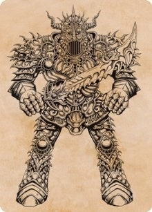 Image for Iron Golem (Showcase) Art Card (Art Series: Adventures in the Forgotten Realms) (80) - Magic: The Gathering