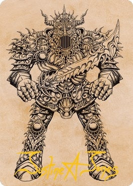 Image for Iron Golem (Showcase) Art Card (Gold-Stamped Signature) (Art Series: Adventures in the Forgotten Realms) (80) - Magic: The Gathering