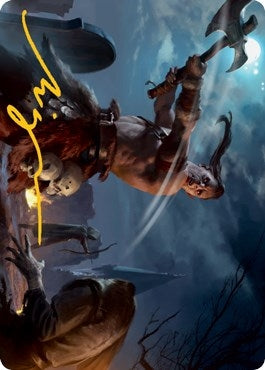 Image for Critical Hit Art Card (Gold-Stamped Signature) (Art Series: Adventures in the Forgotten Realms) (38) - Magic: The Gathering