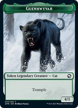 Image for Guenhwyvar Token (Adventures in the Forgotten Realms) (13) - Magic: The Gathering