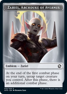 Image for Emblem - Zariel, Archduke of Avernus (Adventures in the Forgotten Realms) (19) - Magic: The Gathering