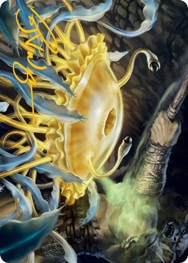 Image for Flumph Art Card (Gold-Stamped Signature) (Art Series: Adventures in the Forgotten Realms) (12) - Magic: The Gathering