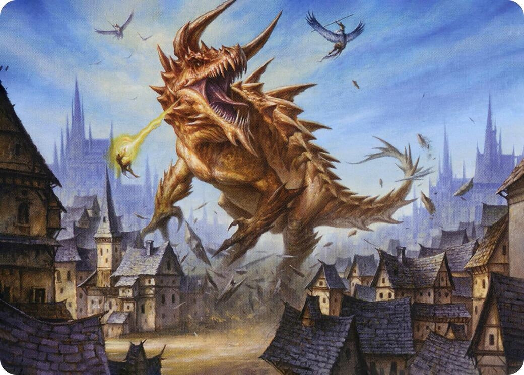 Image for Tarrasque Art Card (Art Series: Adventures in the Forgotten Realms) (19) - Magic: The Gathering