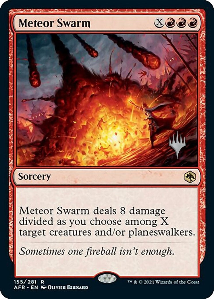 Image for Meteor Swarm (Promo Pack: Adventures in the Forgotten Realms) (155) - Magic: The Gathering