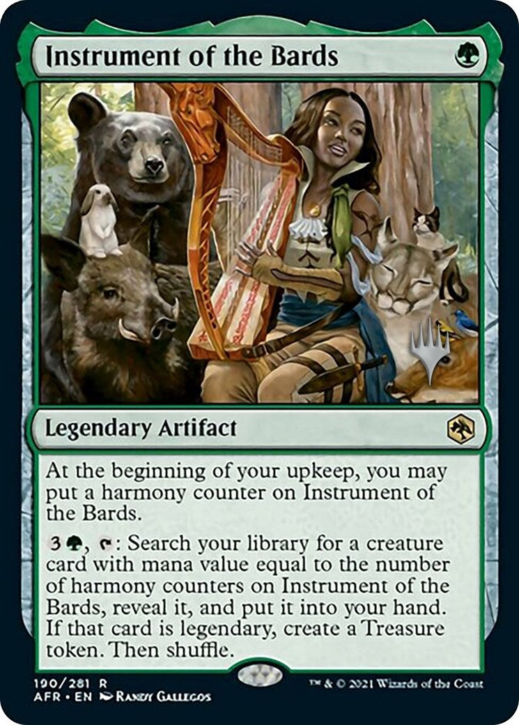 Image for Instrument of the Bards (Promo Pack: Adventures in the Forgotten Realms) (190) - Magic: The Gathering