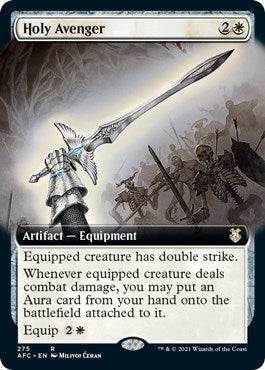 Image for Holy Avenger (Extended Art) (Commander: Adventures in the Forgotten Realms) (275) - Magic: The Gathering