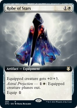 Image for Robe of Stars (Extended Art) (Commander: Adventures in the Forgotten Realms) (280) - Magic: The Gathering