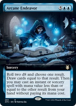 Image for Arcane Endeavor (Extended Art) (Commander: Adventures in the Forgotten Realms) (283) - Magic: The Gathering
