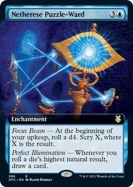 Image for Netherese Puzzle-Ward (Extended Art) (Commander: Adventures in the Forgotten Realms) (286) - Magic: The Gathering