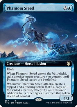 Image for Phantom Steed (Extended Art) (Commander: Adventures in the Forgotten Realms) (287) - Magic: The Gathering
