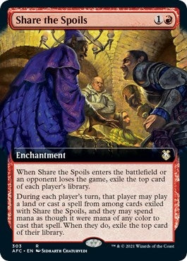 Image for Share the Spoils (Extended Art) (Commander: Adventures in the Forgotten Realms) (303) - Magic: The Gathering