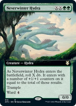 Image for Neverwinter Hydra (Extended Art) (Commander: Adventures in the Forgotten Realms) (310) - Magic: The Gathering