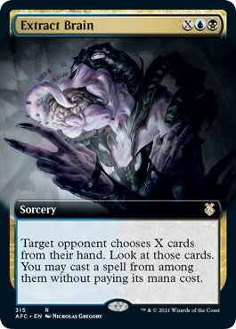 Image for Extract Brain (Extended Art) (Commander: Adventures in the Forgotten Realms) (315) - Magic: The Gathering