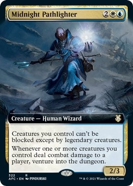 Image for Midnight Pathlighter (Extended Art) (Commander: Adventures in the Forgotten Realms) (322) - Magic: The Gathering