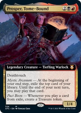 Image for Prosper, Tome-Bound (Extended Art) (Commander: Adventures in the Forgotten Realms) (324) - Magic: The Gathering