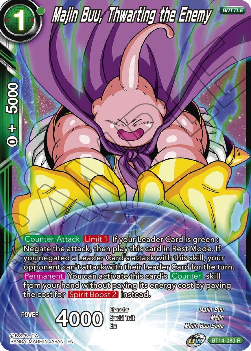 Image for Majin Buu, Thwarting the Enemy (Cross Spirits) (BT14-083) - Dragon Ball Super: Masters