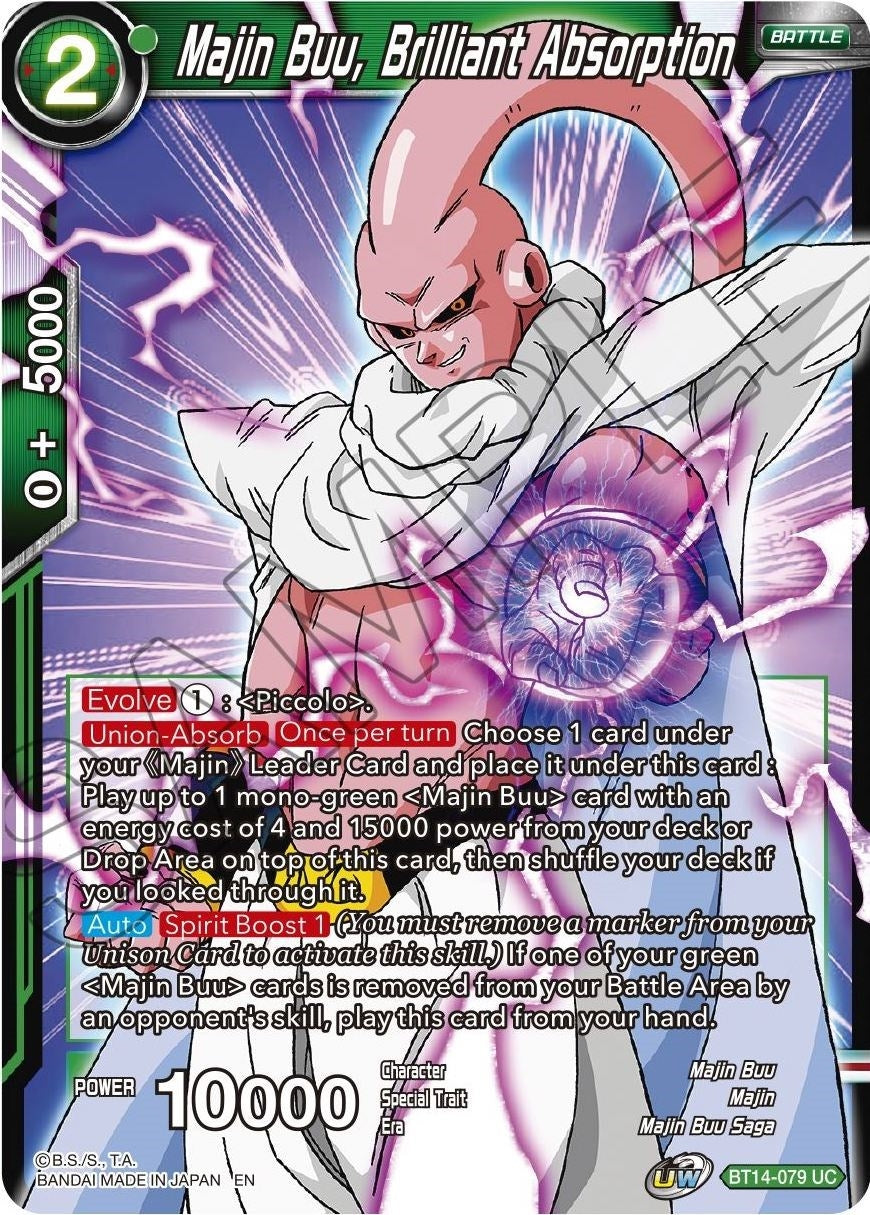 Image for Majin Buu, Brilliant Absorption (Cross Spirits) (BT14-079) - Dragon Ball Super: Masters