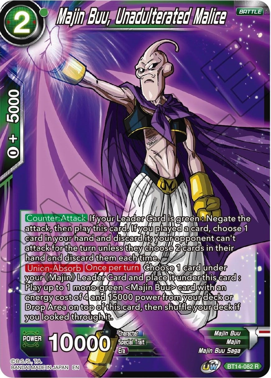 Image for Majin Buu, Unadulterated Malice (Cross Spirits) (BT14-082) - Dragon Ball Super: Masters
