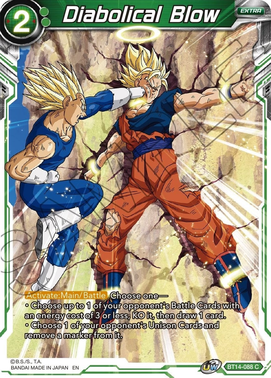 Image for Diabolical Blow (Cross Spirits) (BT14-088) - Dragon Ball Super: Masters