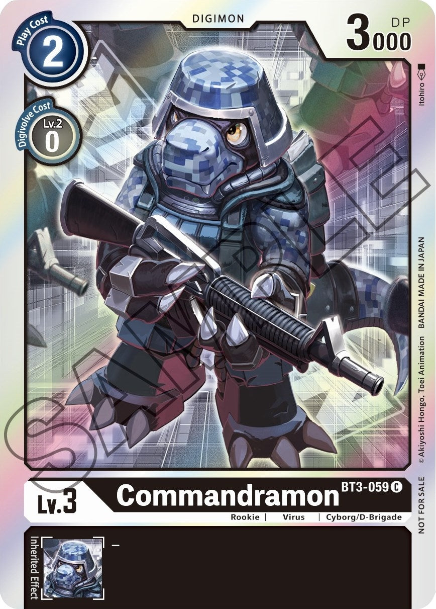 Image for Commandramon - BT3-059 (Event Pack 1) (BT01-03A) (BT3-059 C) - Digimon Card Game