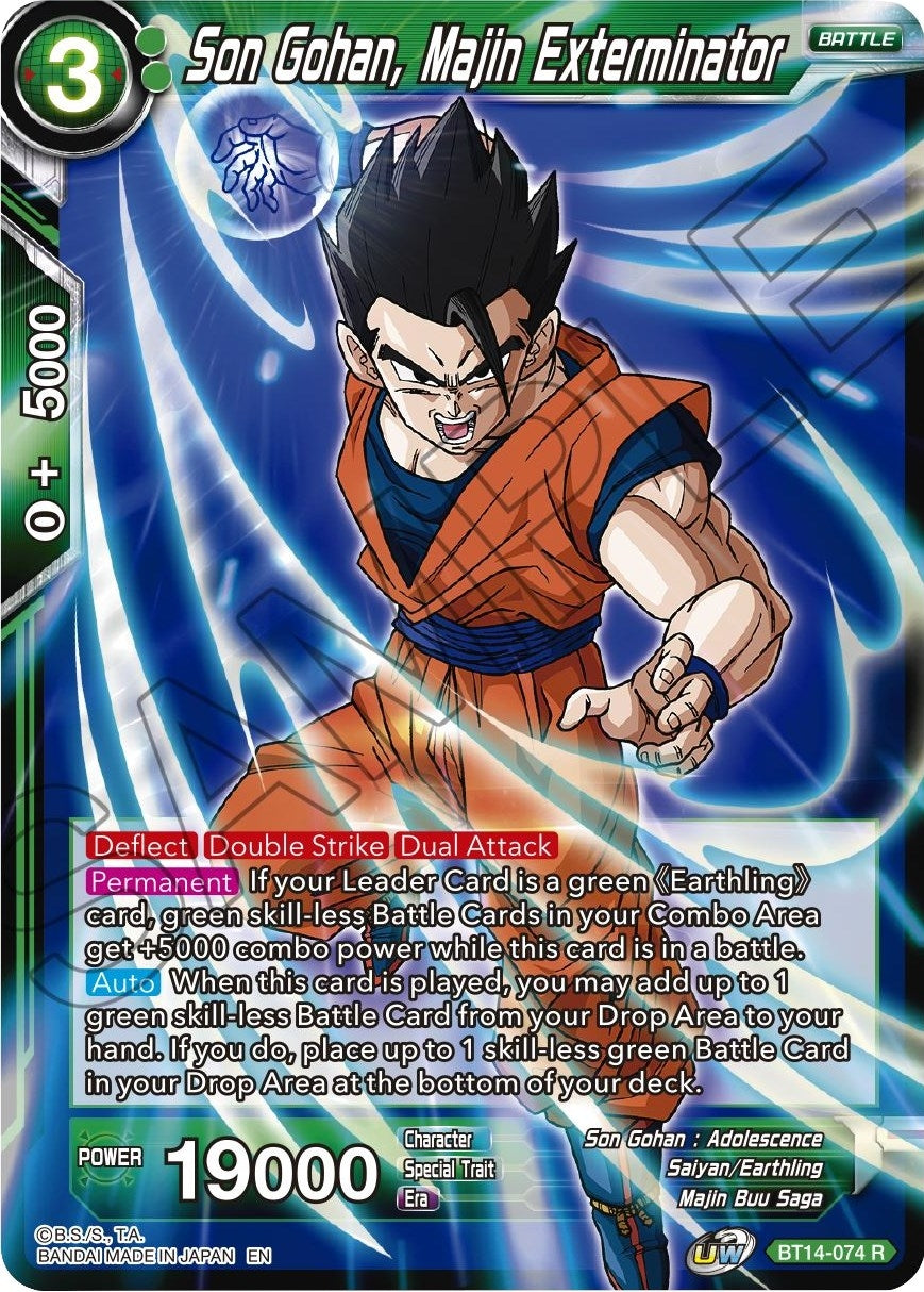 Image for Son Gohan, Majin Exterminator (Cross Spirits) (BT14-074) - Dragon Ball Super: Masters