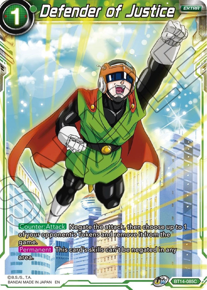 Image for Defender of Justice (Cross Spirits) (BT14-085) - Dragon Ball Super: Masters