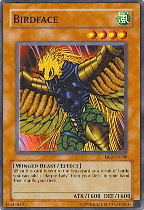 Image for Birdface (Dark Beginning 2) (DB2-EN208) - YuGiOh
