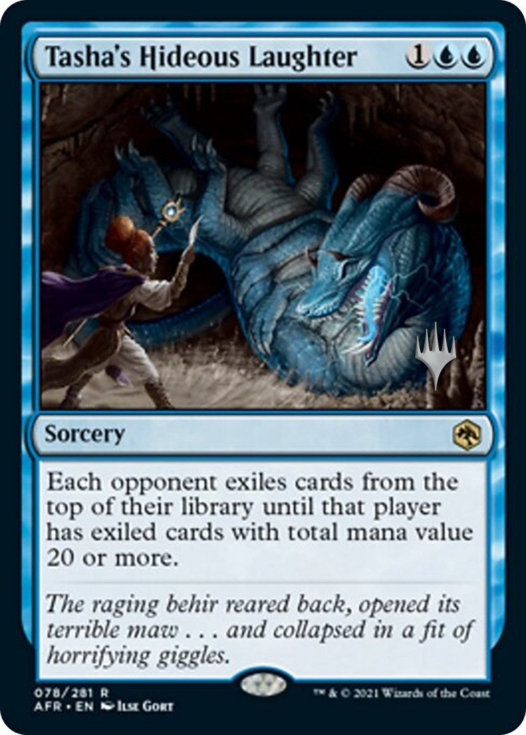 Image for Tasha's Hideous Laughter (Promo Pack: Adventures in the Forgotten Realms) (78) - Magic: The Gathering