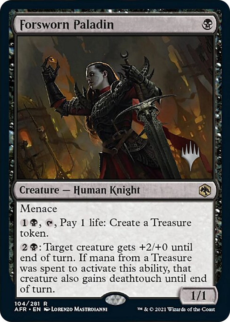 Image for Forsworn Paladin (Promo Pack: Adventures in the Forgotten Realms) (104) - Magic: The Gathering