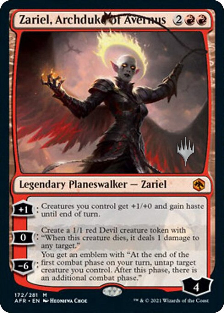 Image for Zariel, Archduke of Avernus (Promo Pack: Adventures in the Forgotten Realms) (172) - Magic: The Gathering
