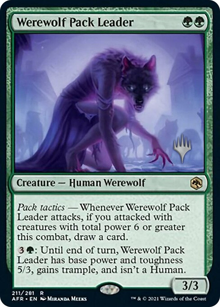 Image for Werewolf Pack Leader (Promo Pack: Adventures in the Forgotten Realms) (211) - Magic: The Gathering