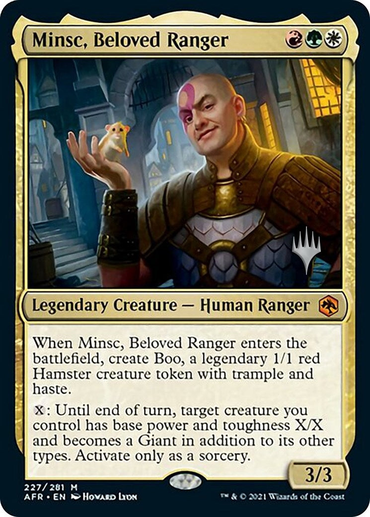 Image for Minsc, Beloved Ranger (Promo Pack: Adventures in the Forgotten Realms) (227) - Magic: The Gathering