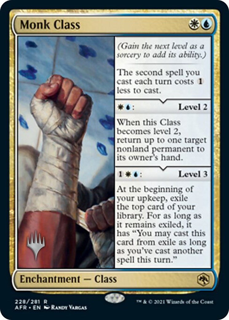 Image for Monk Class (Promo Pack: Adventures in the Forgotten Realms) (228) - Magic: The Gathering