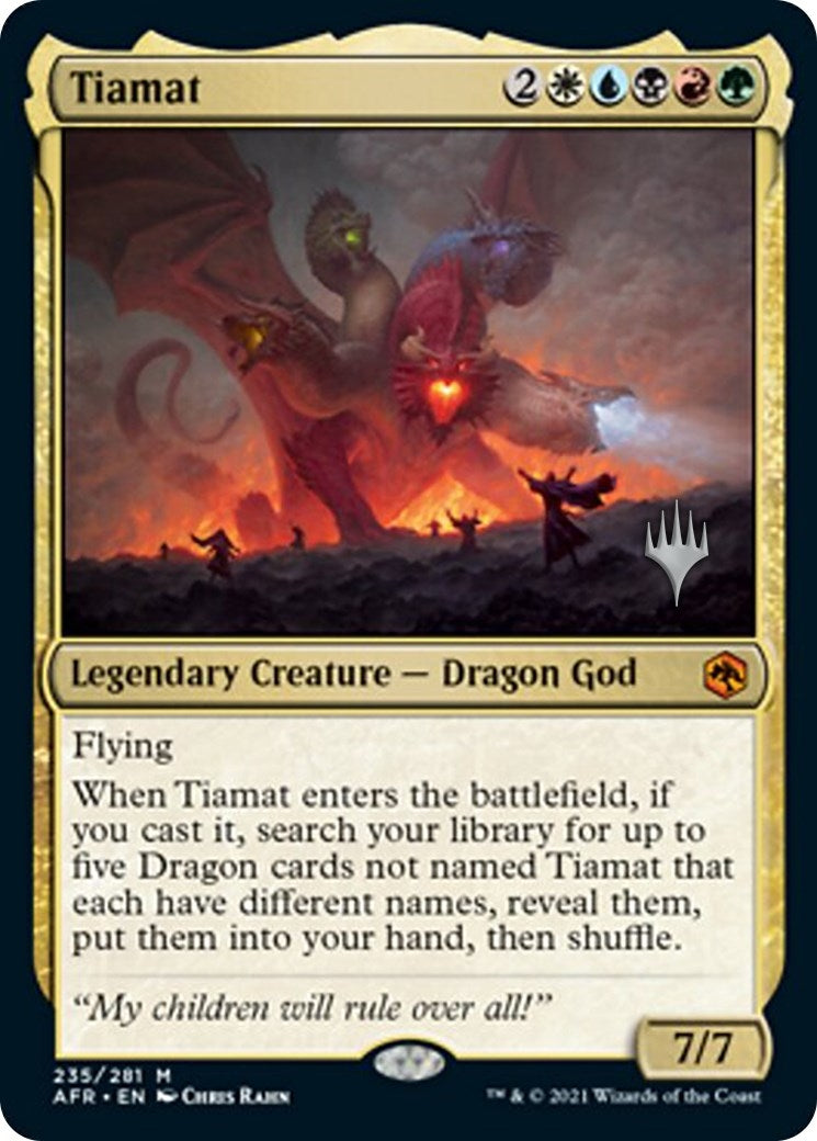Image for Tiamat (Promo Pack: Adventures in the Forgotten Realms) (235) - Magic: The Gathering