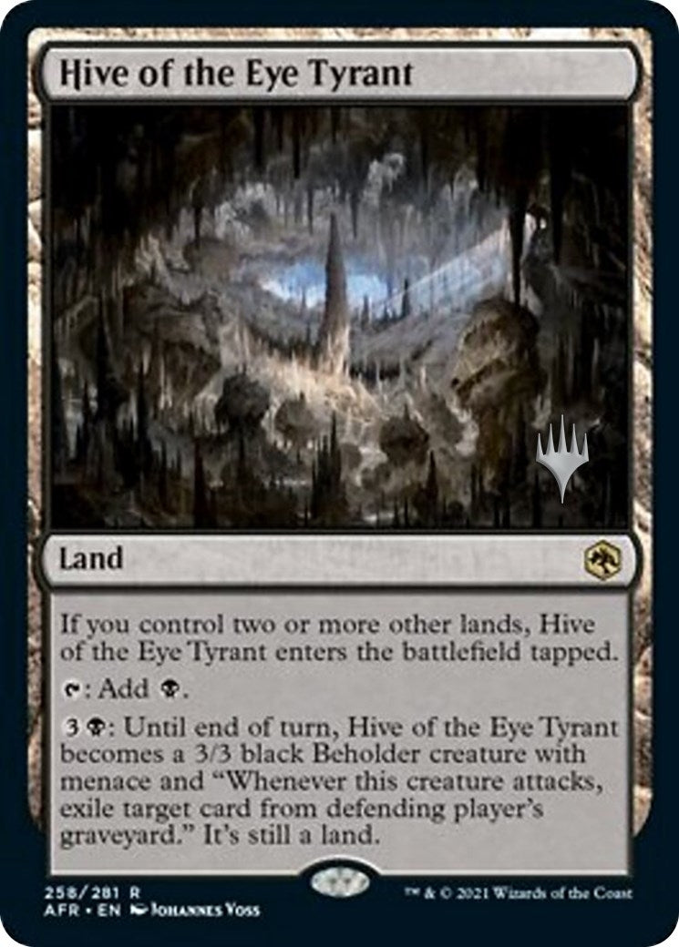 Image for Hive of the Eye Tyrant (Promo Pack: Adventures in the Forgotten Realms) (258) - Magic: The Gathering